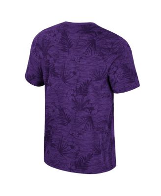 Big Boys and Girls Purple LSU Tigers Fern T-Shirt