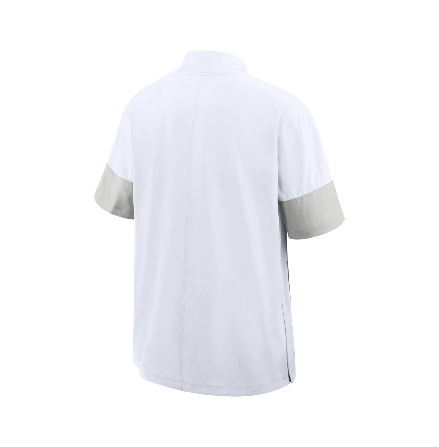 Мужская куртка Nike White Auburn Tigers 2025 Sideline Coaches Lightweight Short Sleeve — фото 2