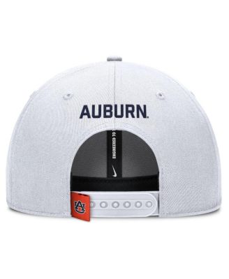 Men's White Auburn Tigers 2025 On-Field Gameday Rise Adjustable Hat