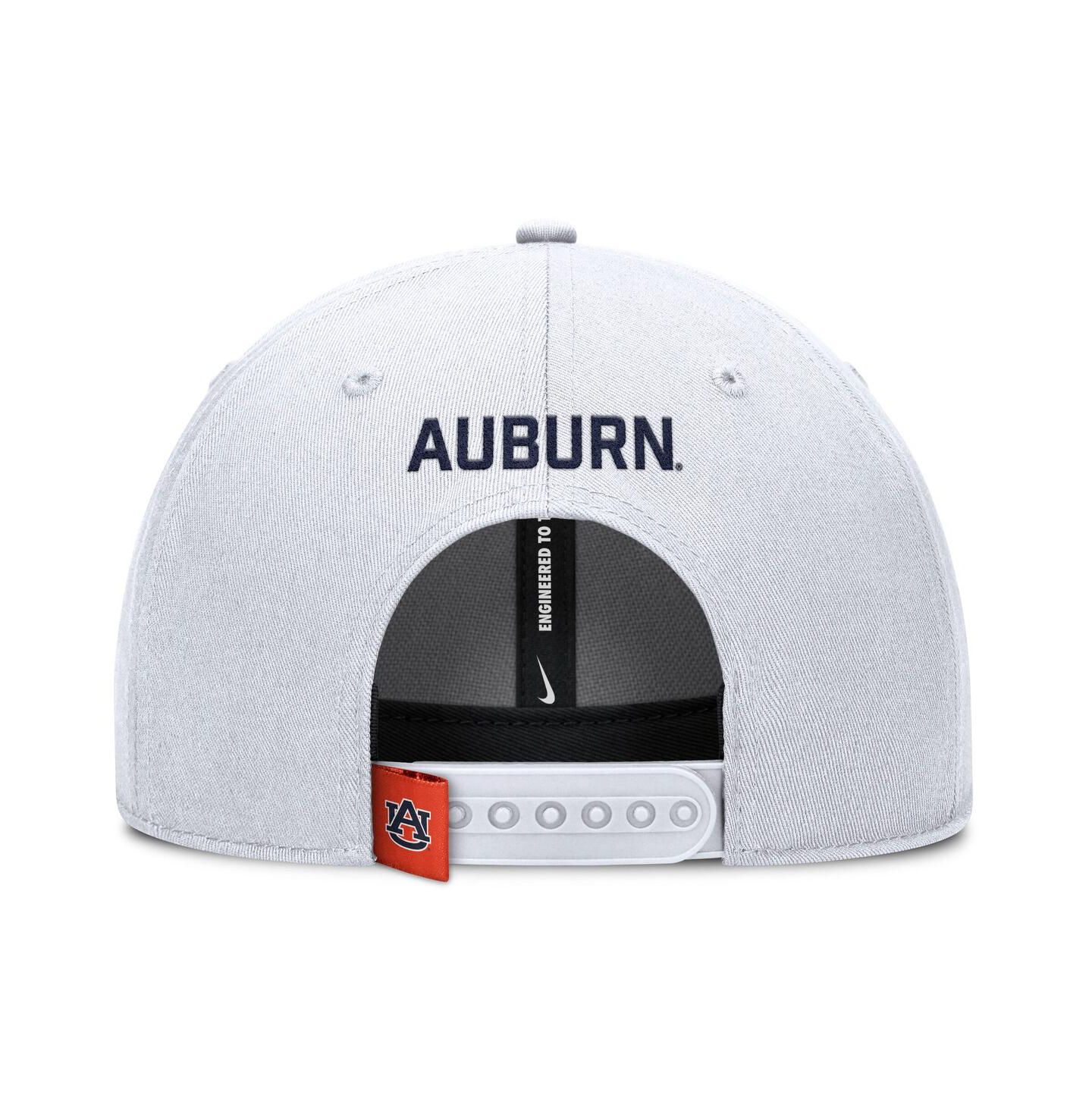 Мужская кепка Nike White Auburn Tigers 2025 On-Field Gameday Rise Adjustable Hat — фото 4