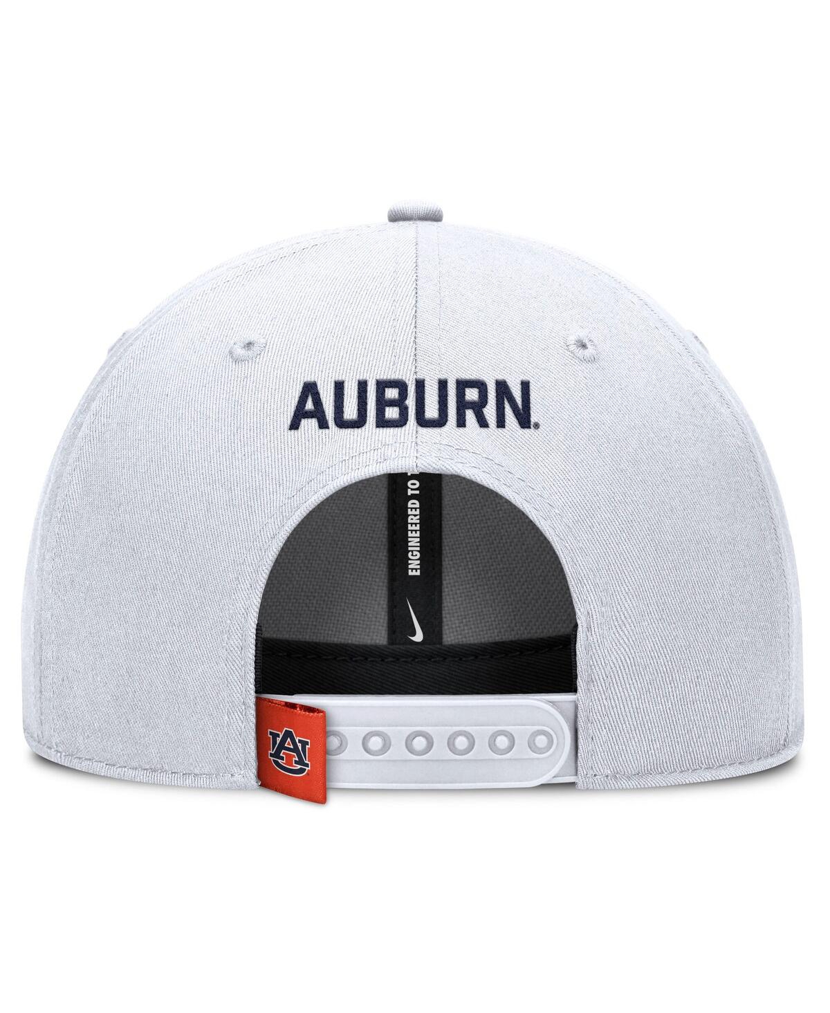 Nike Men's White Auburn Tigers 2025 On-field Gameday Rise Adjustable Hat In White
