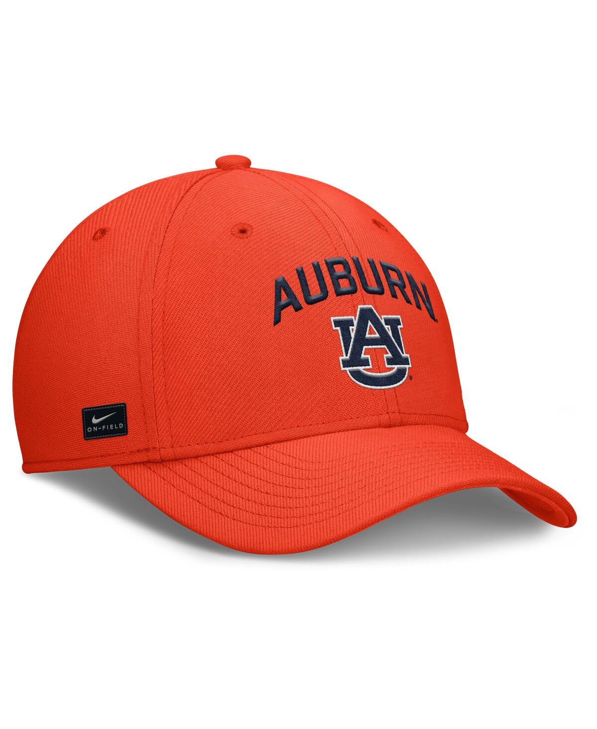 Nike Men's Orange Auburn Tigers 2025 On-field Rise Dri-fit Flex Hat In Orange