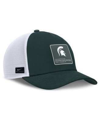 Men's Forest Green/White Michigan State Spartans 2025 On-Field Rise Engineered Trucker Adjustable Hat