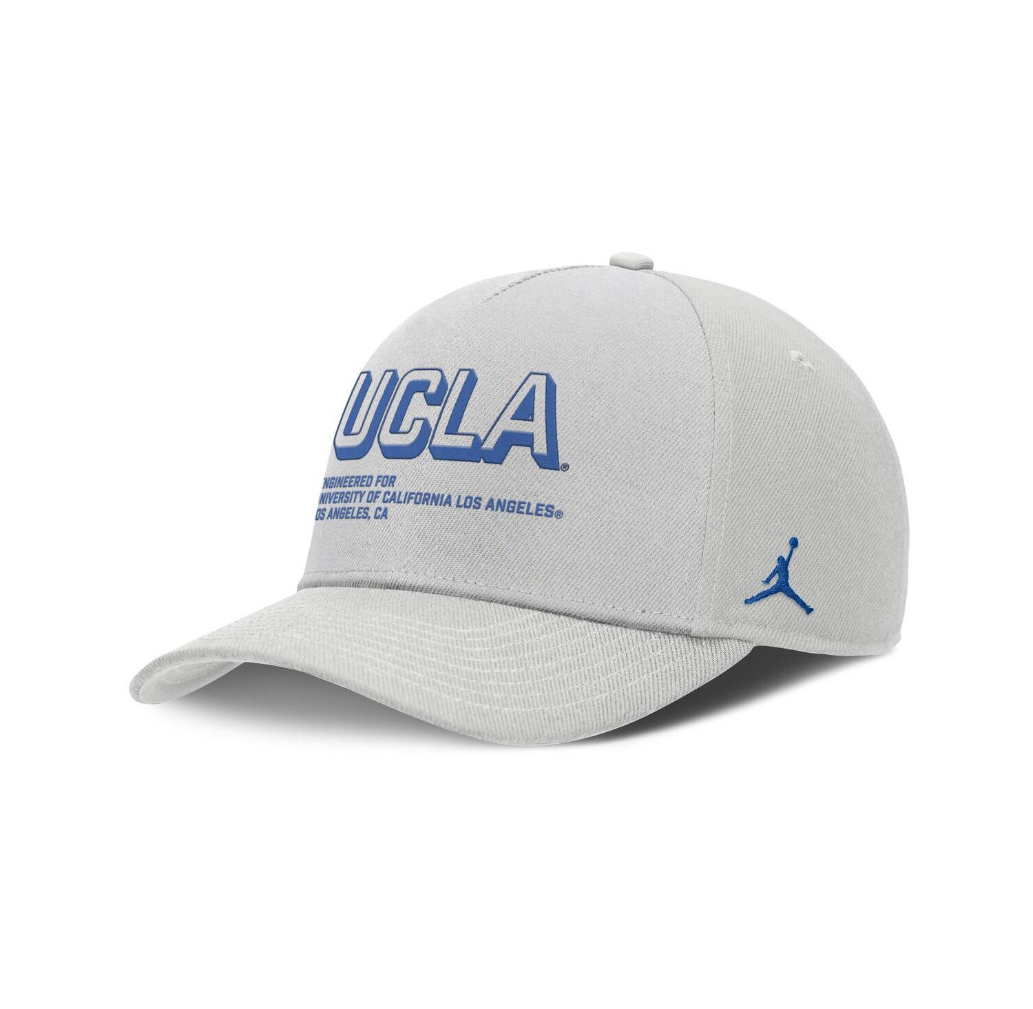 Men's Gray UCLA Bruins 2025 Sideline Dust Pinched Rise Adjustable Hat