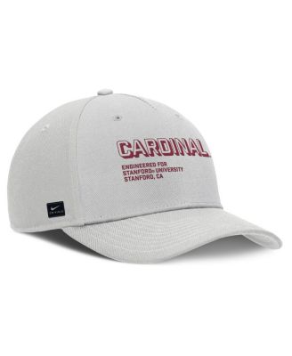Men's Gray Stanford Cardinal 2025 Sideline Dust Pinched Rise Adjustable Hat