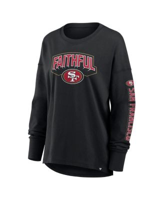 Fanatics - Women's Black San Francisco 49ers Hometown Legacy Long Sleeve T-Shirt