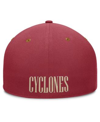 Men's Cardinal/Brown Iowa State Cyclones NoBo Fitted Hat