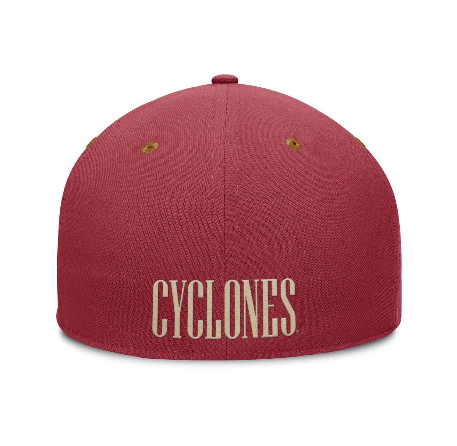 Men's Cardinal/Brown Iowa State Cyclones NoBo Fitted Hat