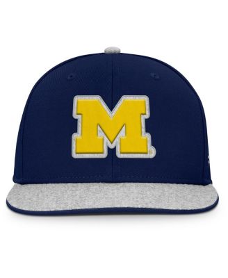 Men's Navy Michigan Wolverines Loden Snapback Hat