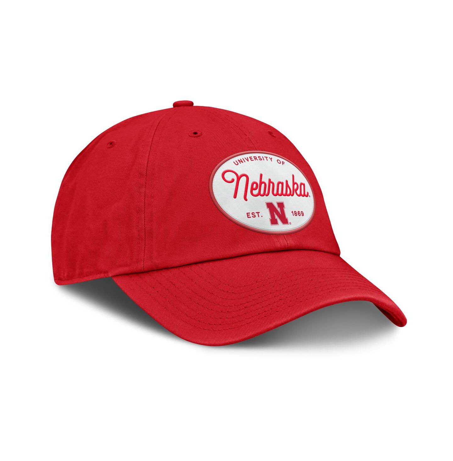 Женская кепка Fanatics Scarlet Nebraska Huskers Candid Adjustable Hat — фото 3