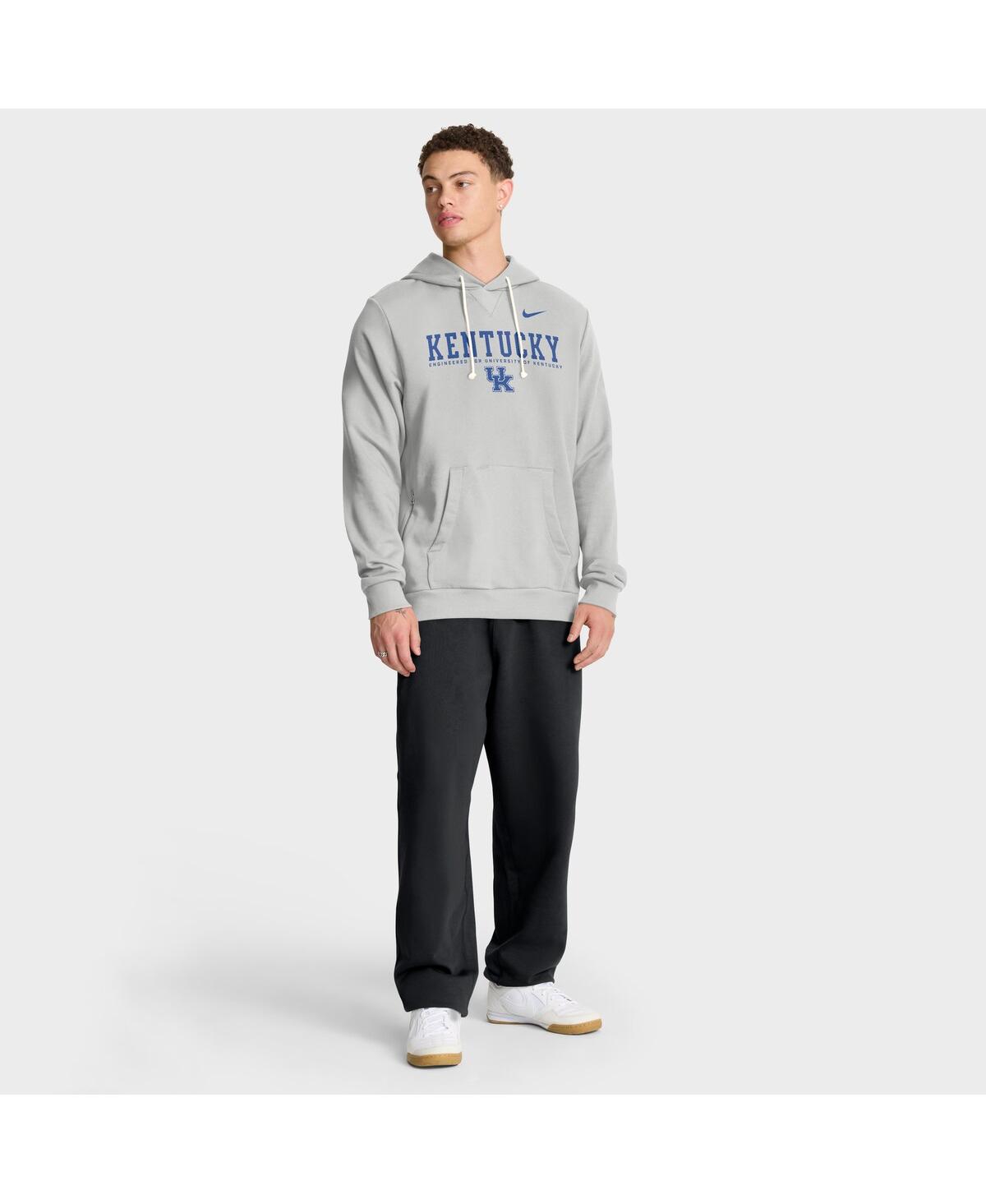 Nike Gray Kentucky Wildcats 2025 Sideline Standard Issue Dri-fit Hoodie In Gray