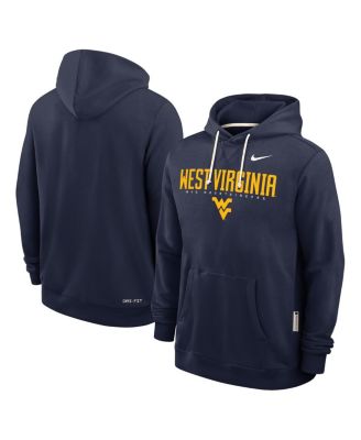 Men's Navy West Virginia Mountaineers 2025 Sideline Standard Issue Dri-FIT Hoodie