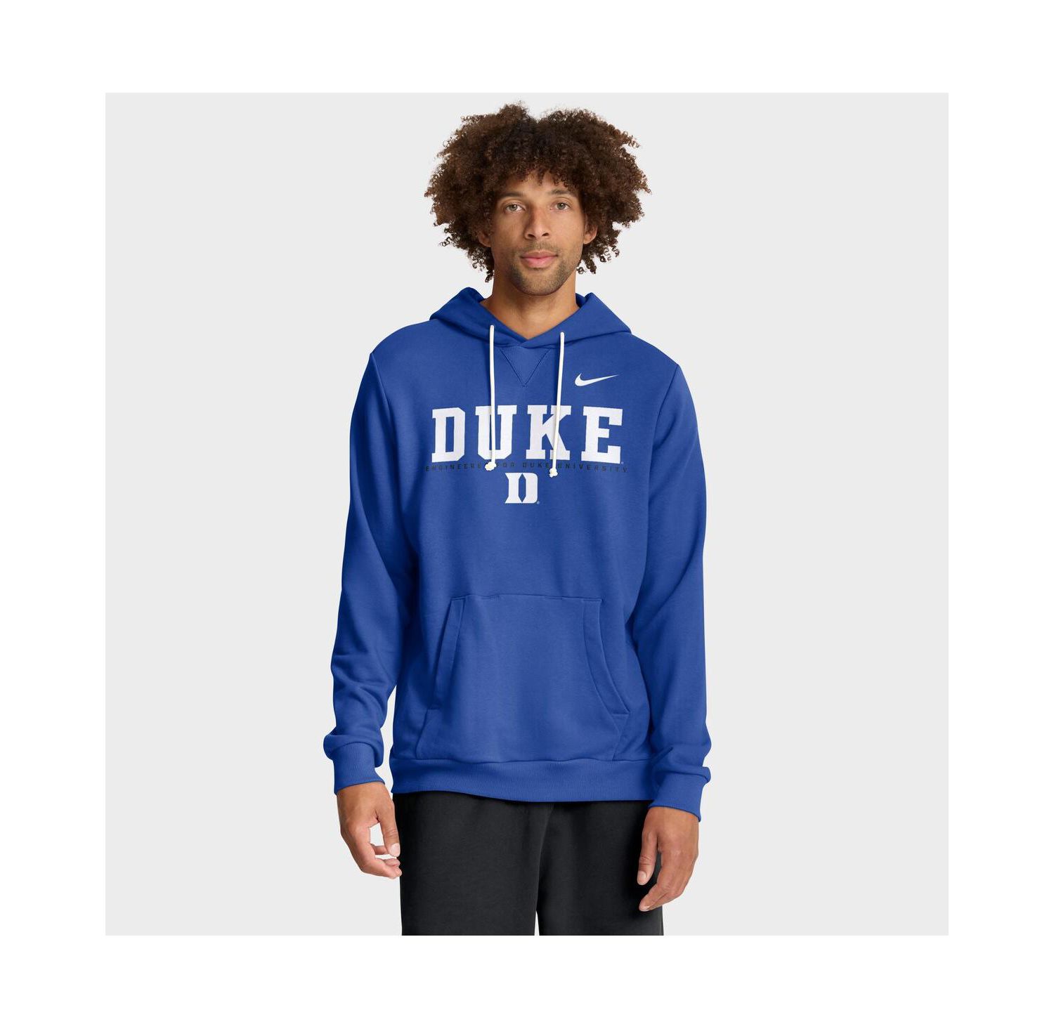 Men's Royal Duke Blue Devils 2025 Sideline Standard Issue Dri-FIT Hoodie