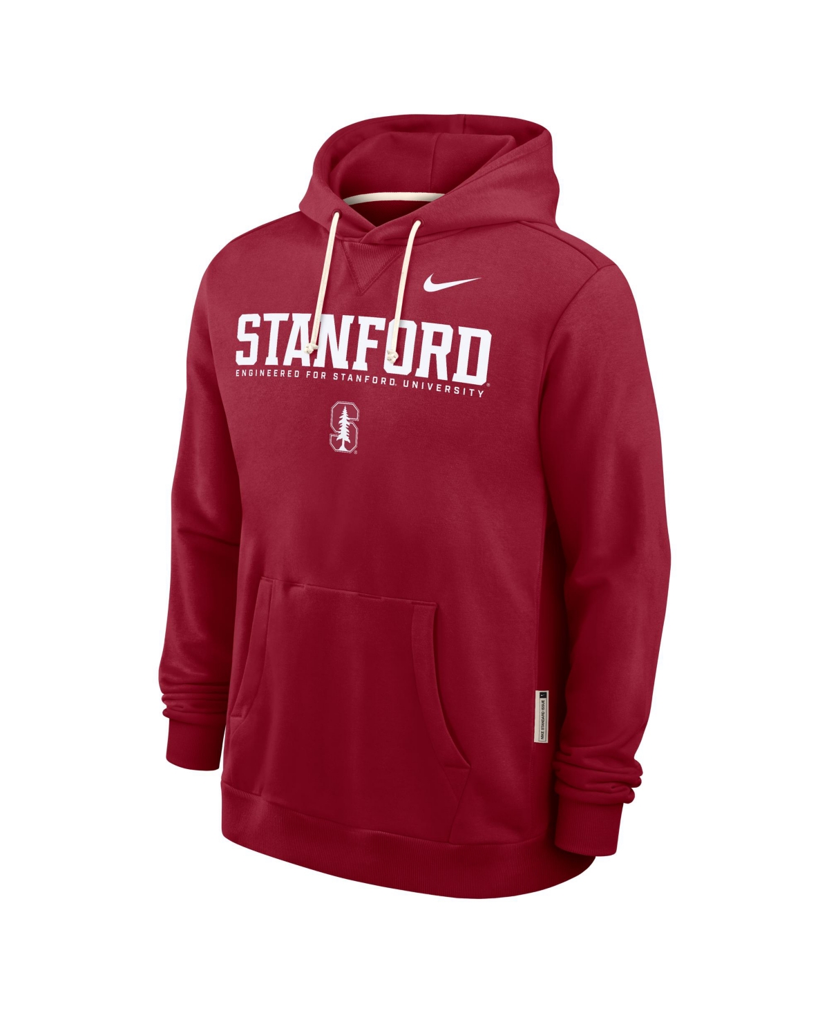 Nike Cardinal Stanford Cardinal 2025 Sideline Standard Issue Dri-fit Hoodie In Brown