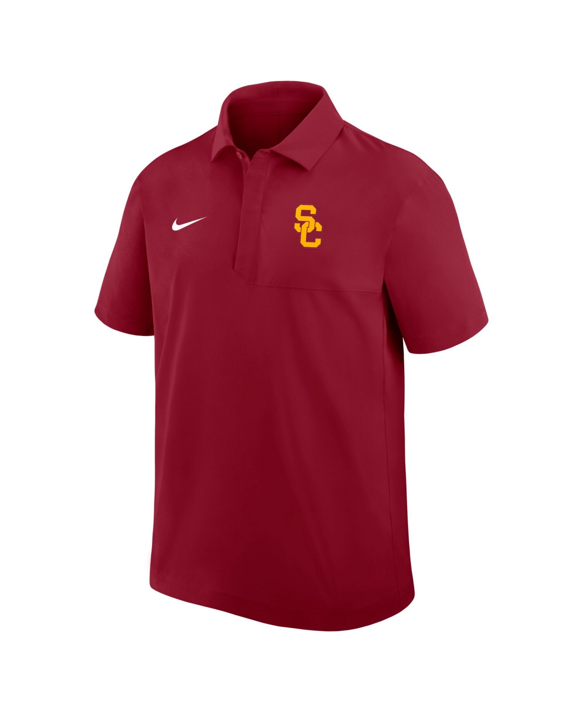 Nike Cardinal Usc Trojans 2025 Coaches Sideline Polo In Red