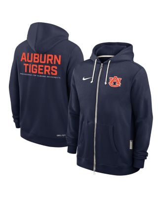Men's Navy Auburn Tigers 2025 Sideline Standard Issue Dri-FIT Full-Zip Hoodie