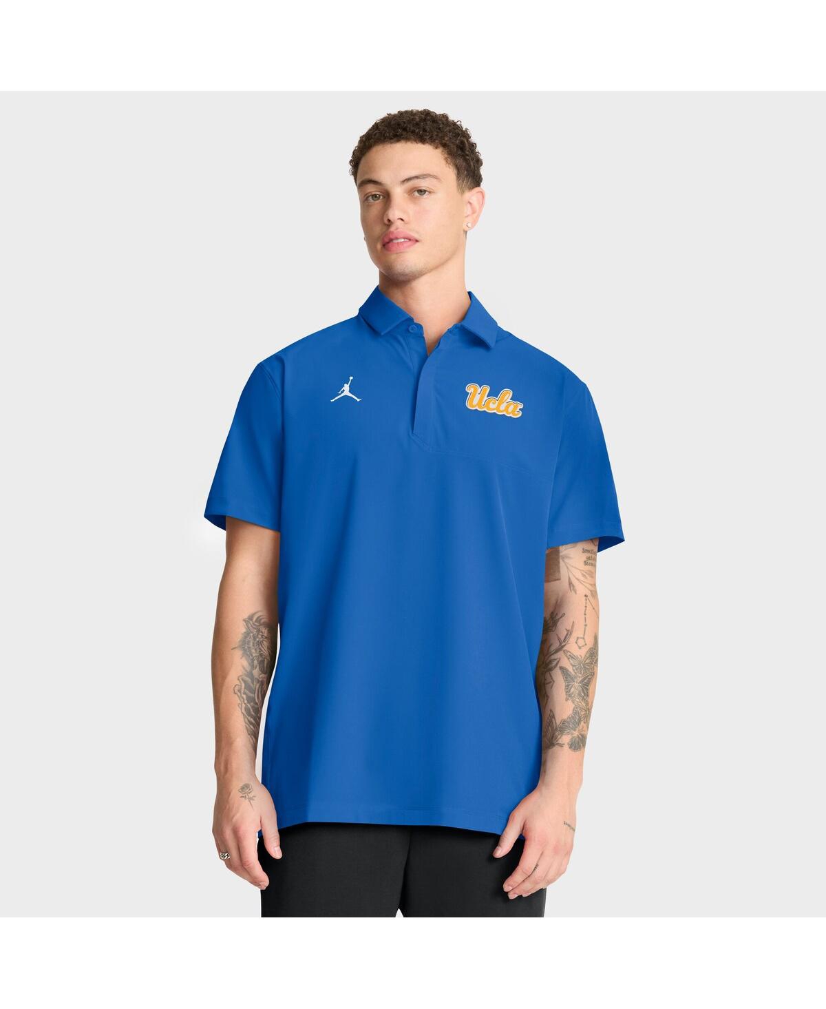 Jordan Men's Blue Ucla Bruins 2025 Coaches Sideline Polo Shirt In Blue