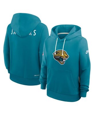 Women's Teal Jacksonville Jaguars Sideline Standard Issue Throwback&nbsp;Dri-FIT Hoodie