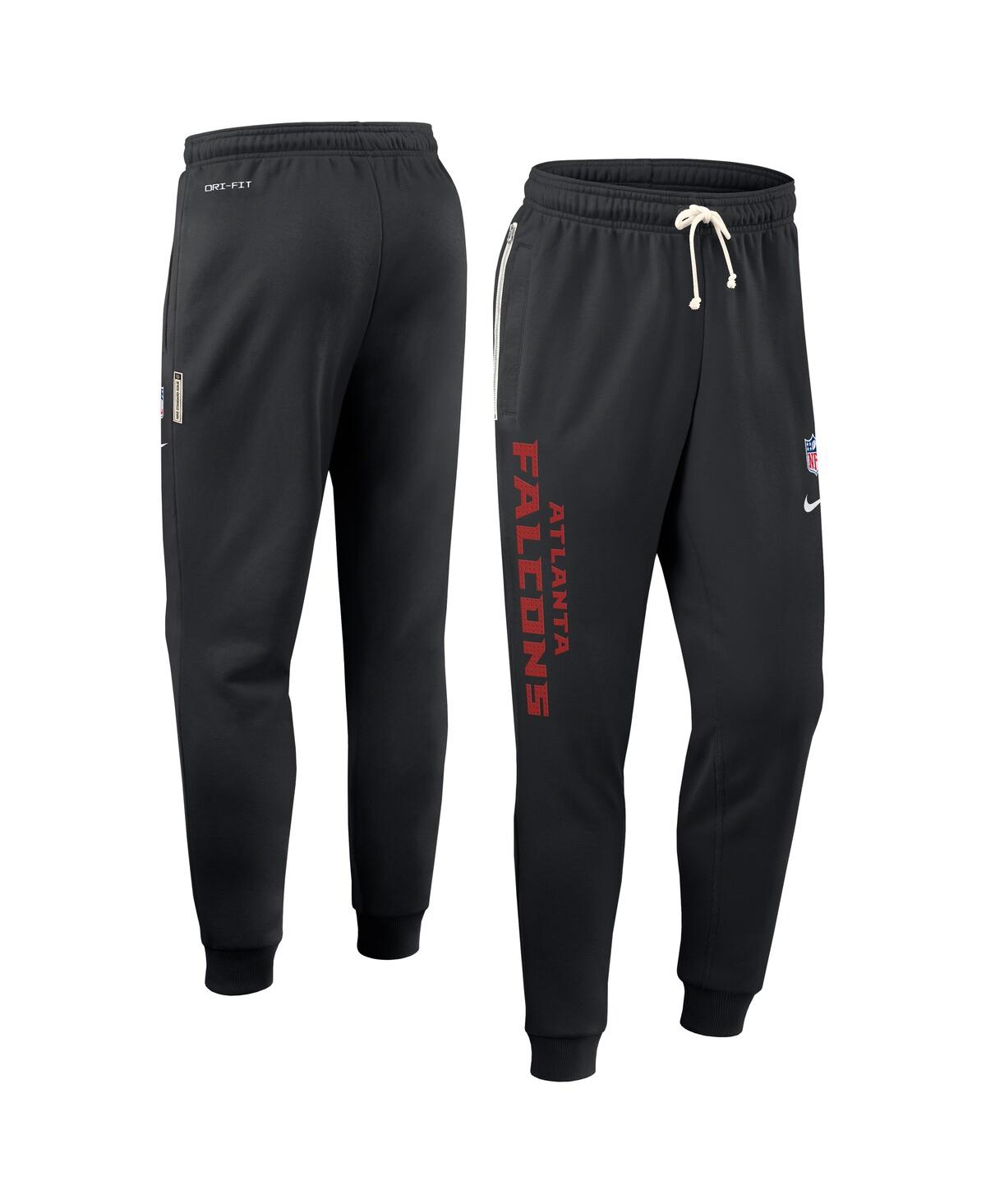 Nike Navy Houston Texans Sideline Standard Issue Ground Game Dri-fit Taper Pants In Black