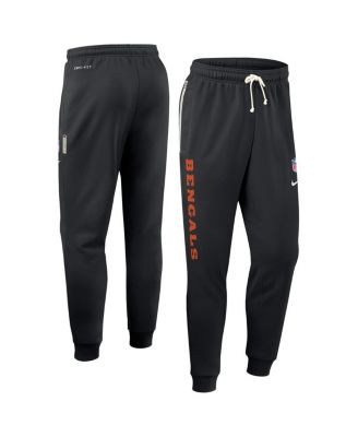 Men's Black Cincinnati Bengals Sideline Standard Issue Ground Game Dri-FIT Taper Pants