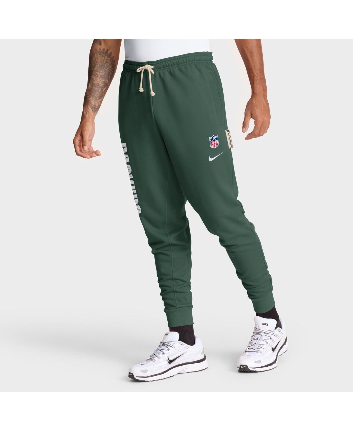 Nike Green Green Bay Packers Sideline Standard Issue Ground Game Dri-fit Taper Pants In Green