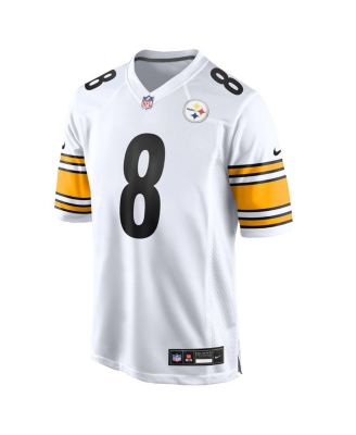 Men's Aaron Rodgers White Pittsburgh Steelers Game Jersey