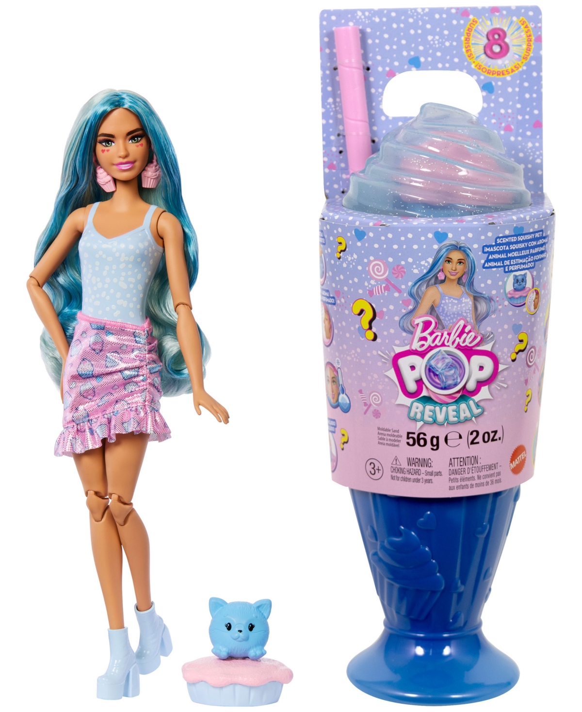 Barbie Pop Reveal Sweet Treat Series Doll and Accessories Set
