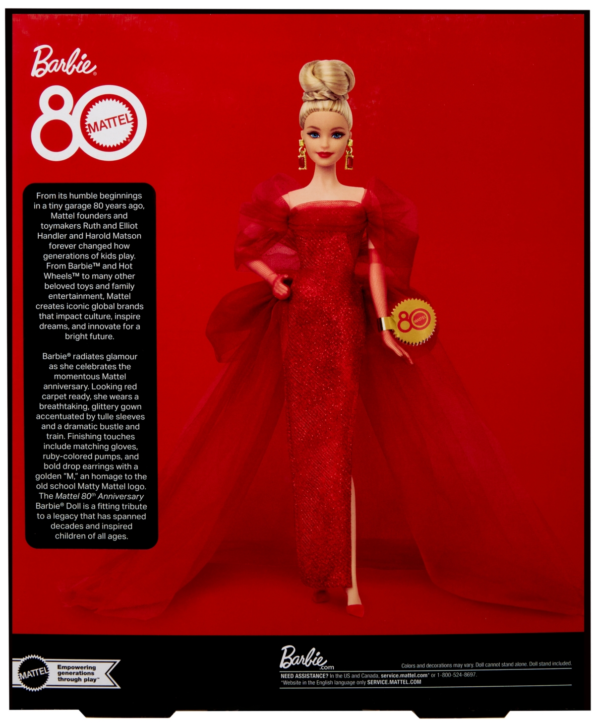 Barbie Mattel 80th Anniversary  Doll- Malibu In Multi
