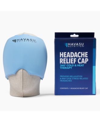 Migraine Cold & Hot Cap, 360degree(s) Headache Relief Cap, Cold & Heat Therapy, Ice Cap for Migraines, 1ct