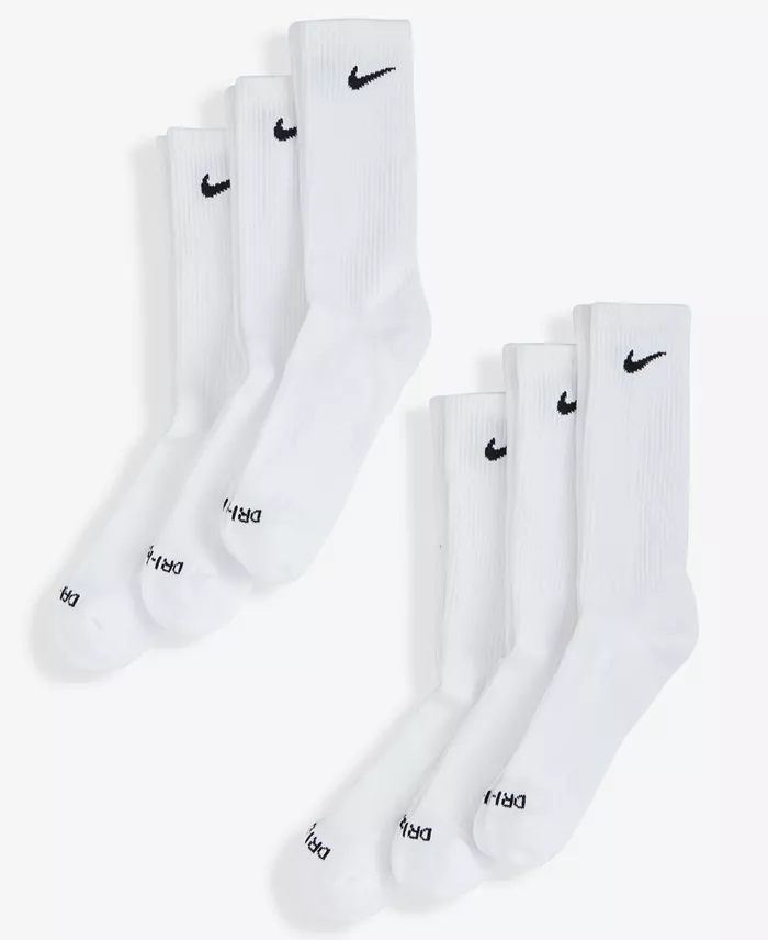 Unisex Everyday Plus Cushioned Training Crew Socks, 6-Pack - thumbnail 3