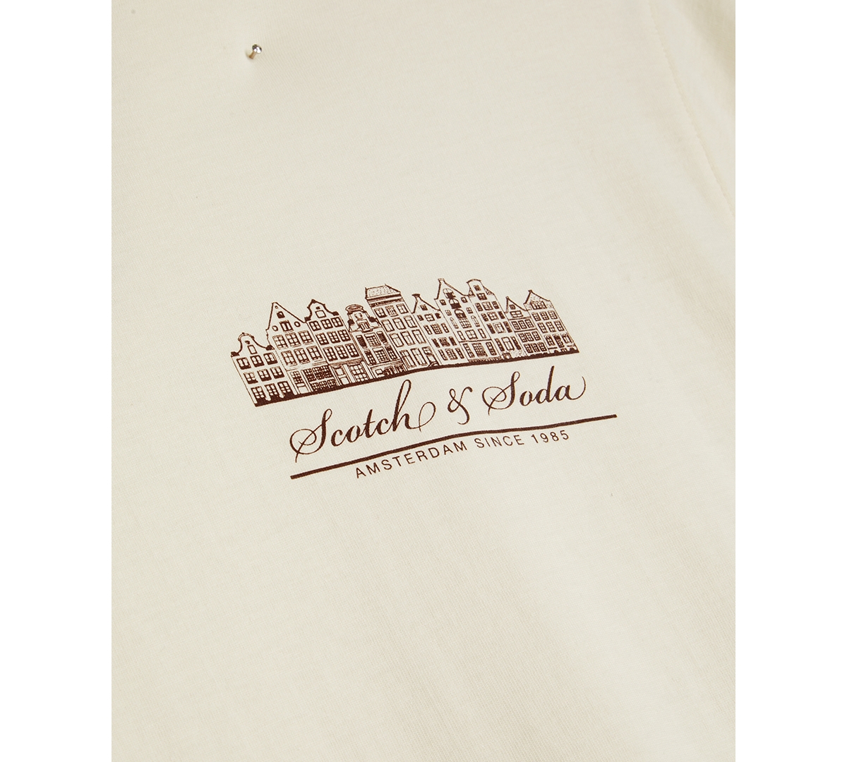 Scotch & Soda Men'sâ Amsterdam Graphic Short Sleeve T-shirt In White