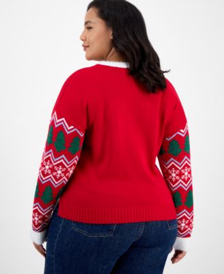 Trendy Plus Charlie Brown Ugly Xmas Sweater
