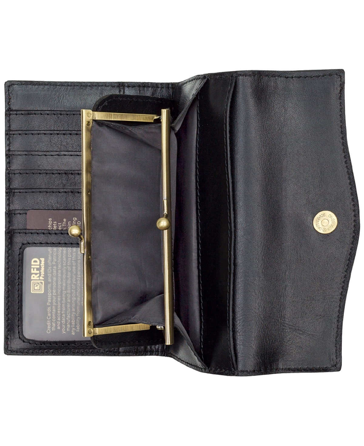 Patricia Nash Women's Tossa Trifold Wallet In Black