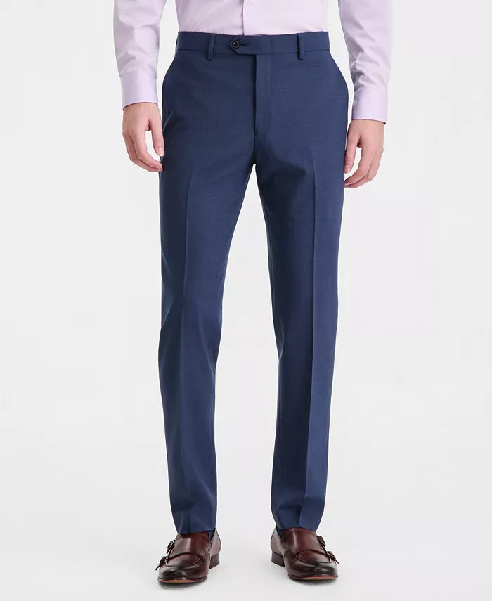 Men's Slim-Fit Wool-Blend Suit Separates Pants - thumbnail 3