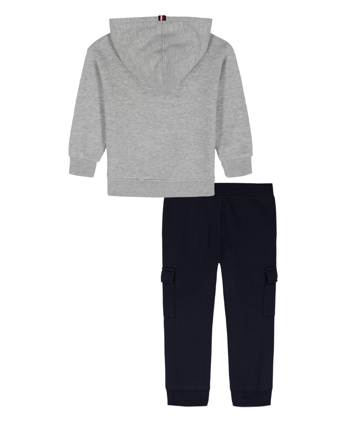 Tommy Hilfiger Baby Boys 2-piece Multi Logo Fleece Hoodie And Joggers Set In Multi