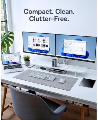 Docking Station Dual Monitor, Nomos Win Air 12 in 1 Laptop Dock, 24K HDMI, 10Gbps USB Ports, 1Gbps Ethernet, PD 100W(No Power Adapter), USB C Docking Station,1pcs