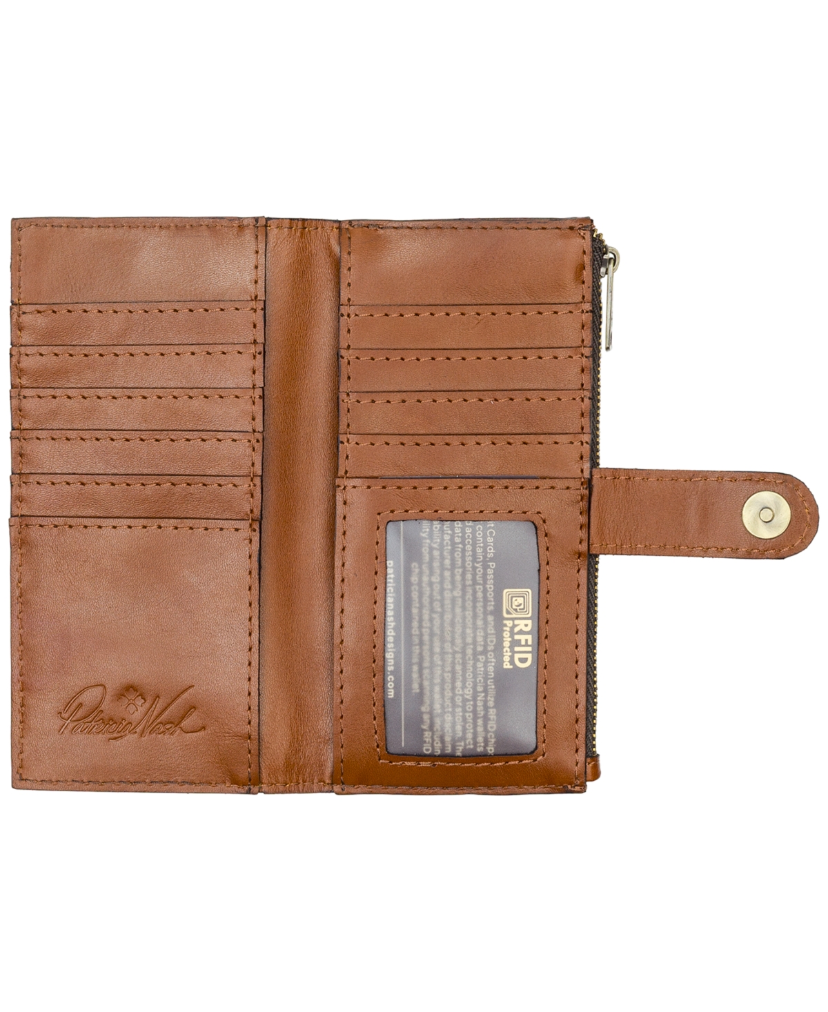 Patricia Nash Nazari Leather Wallet In Multi