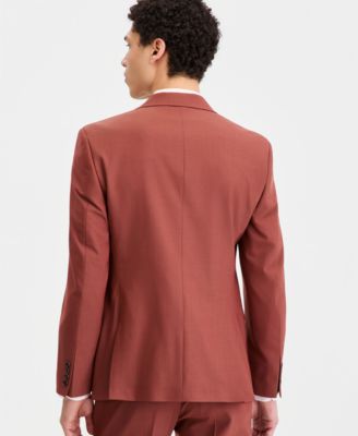 Men's Slim-Fit Wool Blend Suit Separates Jacket