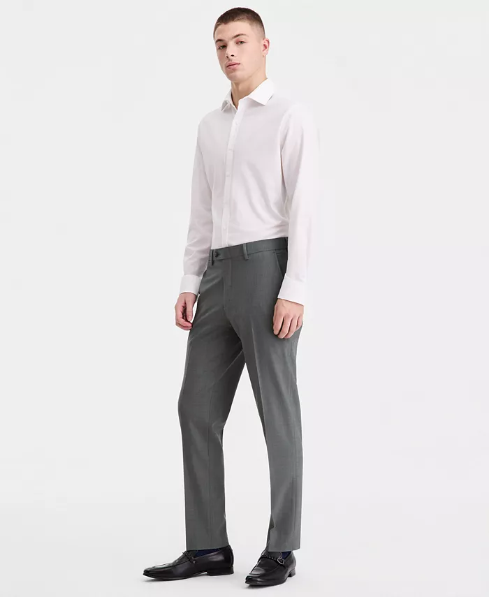 Men's Slim-Fit Wool Blend Suit Separates Pants - thumbnail 6