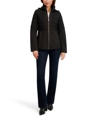 Women's Fleece-Lined Hooded Softshell Coat
