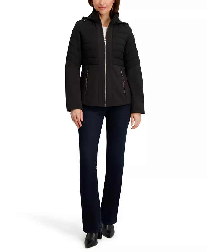 Women's Fleece-Lined Hooded Softshell Coat - thumbnail 9