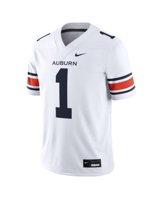 Men's White Auburn Tigers Away Football Game Jersey