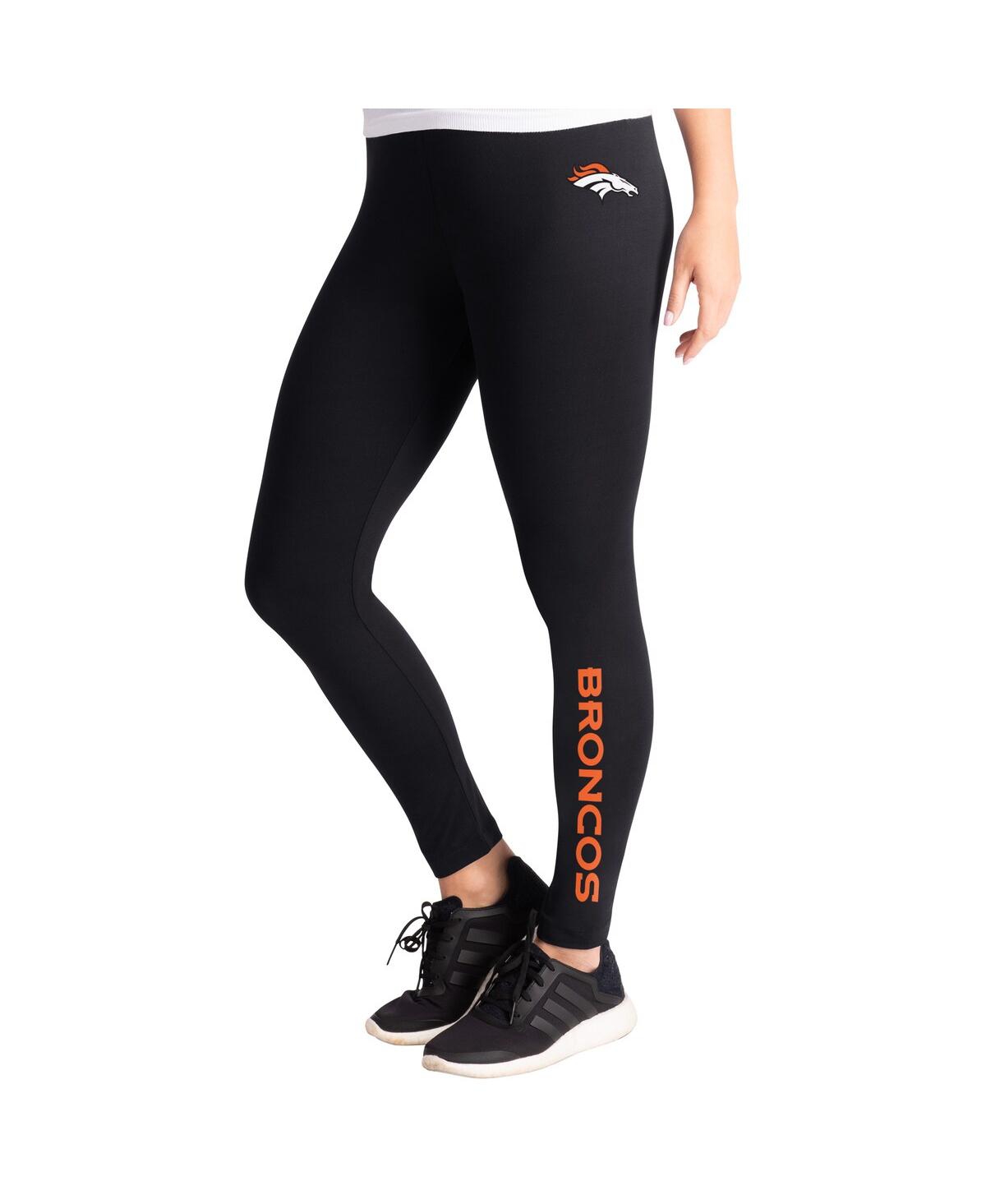 G-iii 4her By Carl Banks Black Denver Broncos Pregame Leggings In Black