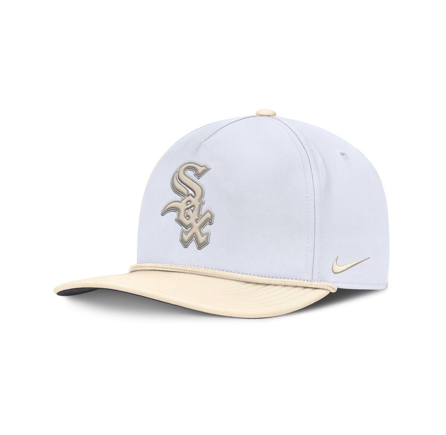 Men's White/Cream Chicago White Sox Pro Performance Snapback Hat