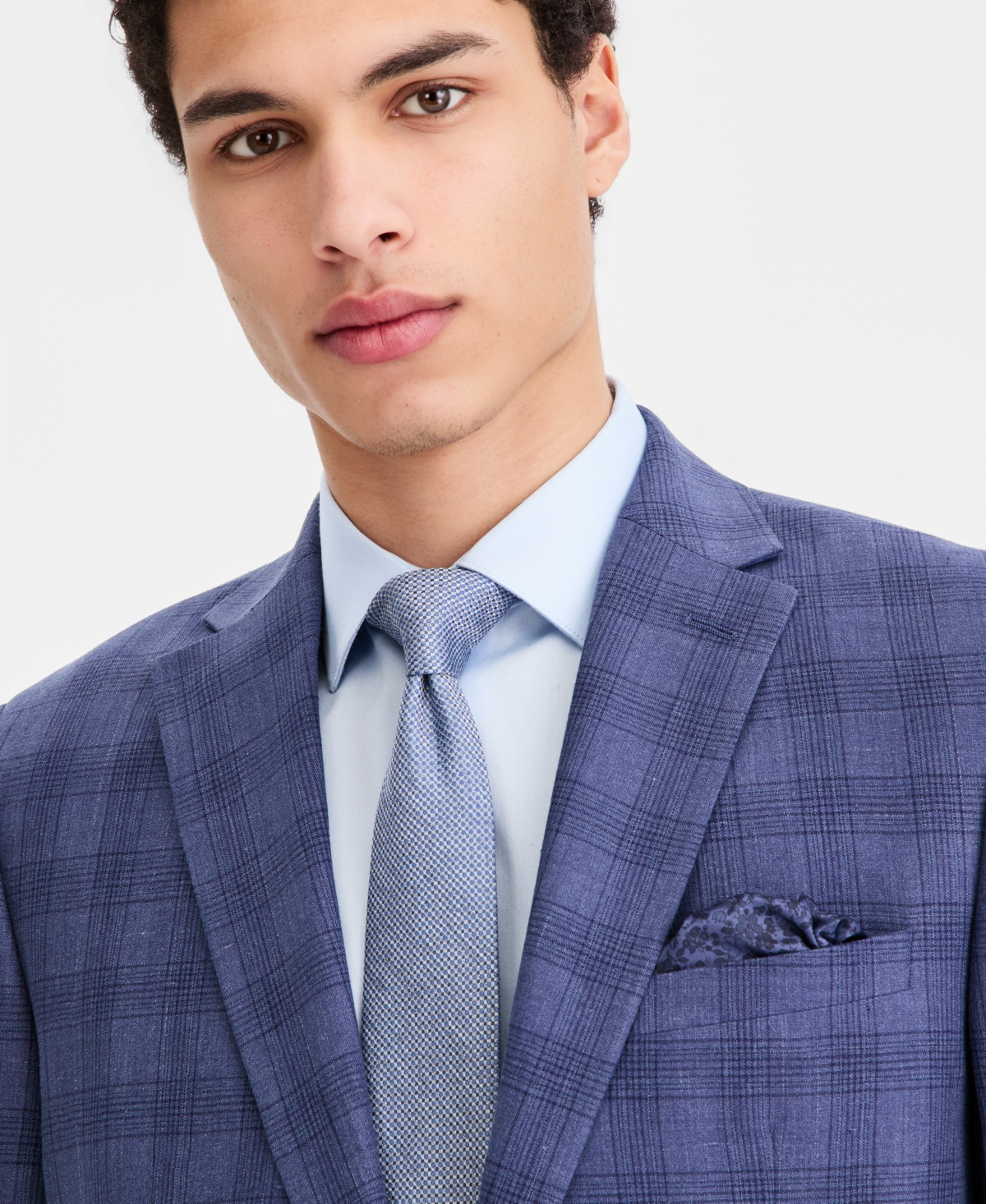 Bar Iii Men's Slim-Fit Linen-Blend Suit Separates Jacket, Macy's Exclusive