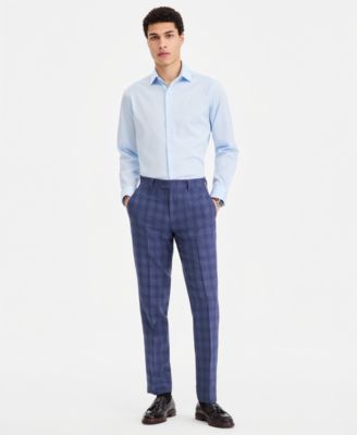 Men's Slim-Fit Linen Suit Separates Pants