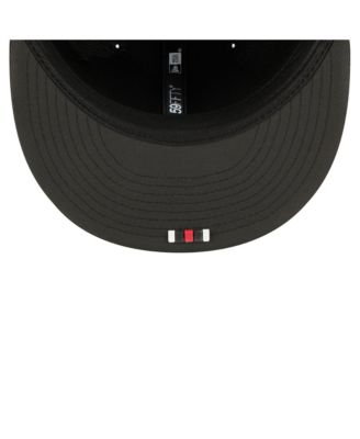 Men's Black Atlanta Falcons 2025 Sideline 59FIFTY Fitted Hat