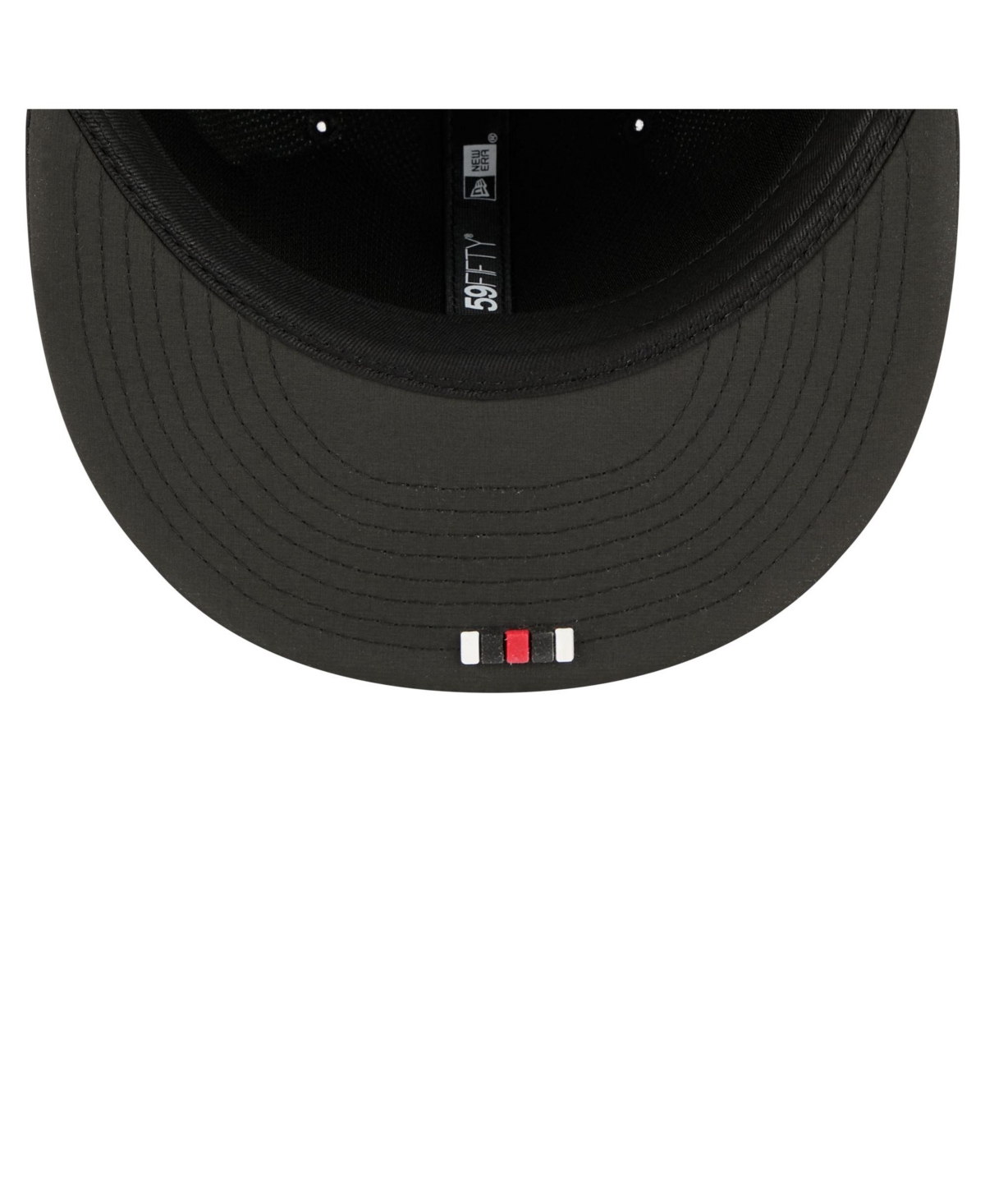 New Era Men's Black Atlanta Falcons 2025 Sideline 59fifty Fitted Hat In Black