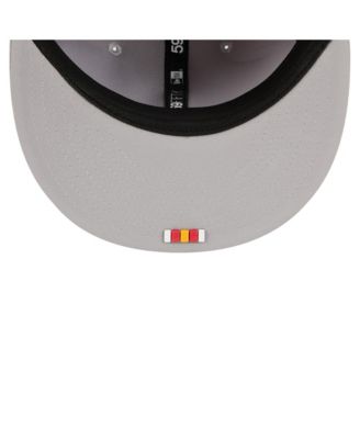 Men's Gray Kansas City Chiefs 2025 Sideline 59FIFTY Fitted Hat