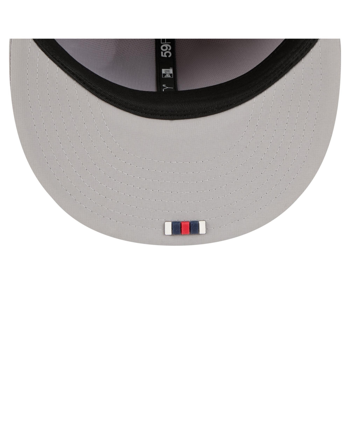 New Era Men's Gray New England Patriots 2025 Sideline 59fifty Fitted Hat In Gray